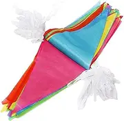 Haobase 255ft 150pcs Pennant Banners Multicolor Bunting Flags for Wedding Birthday Party Celebrations Grand Opening Christmas Decorations