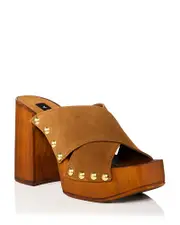 Aqua Women's Lori Studded Platform Sandals - Exclusive