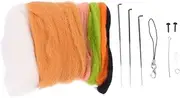 HOODANCOS 1 Set DIY Wool Felting Kit for Beginners Creative Craft Materials for Adorable Animal Ornaments Complete Punch Needle Accessories for Fun DIY Projects