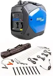 Adventure Kings 2.0kVA Inverter Generator + Illuminator 4 Bar Camp Light Kit