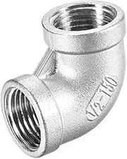XYWHPGV Stainless Steel 316 Cast Pipe Fitting 90 Degree Elbow 1/2 BSPT Female X 1/2 BSPT Female Thread(d6168 5c438 c5f91 84494 a398f daba7