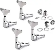 Abaodam 4pcs 4r Bass Tuning Pegs Machine Heads Tuning Pegs for Guitars Guitar Tuner Heads