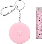 Edtape 2PCS Measuring Tape for Body,Soft Tape Measure for Body Sewing Fabric Tailor Cloth Craft Measurement Tape，72 Inch/1.8M Pink Keychain Retractable Dual Sided Measure Tape Set