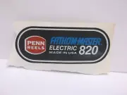 PENN FATHOM MASTER PART - 216-820 Downrigger 820 - Model Number Decal