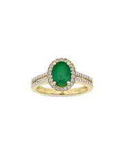 Rina Limor 14K 1.54 ct. tw. Diamond & Emerald Ring