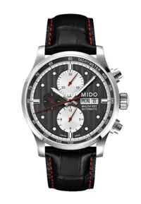 在飛比找ZALORA購物網優惠-瑞士美度Multifort男士自動計時碼錶機械腕錶 M005