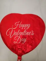 Valentine's Day Red Heart Shape 18" Foil Balloon (Non-Packaged)