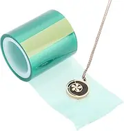 ElgnAura Traceless Adhesive Craft Tape, Resin Tapes Seamless Sticky Paper Tape for Crafting Jewelry, Metal Bezels, DIY Pendant Projects, Easy Peeling Green