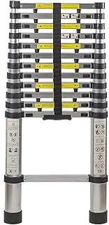 Ladders Telescopic Ladder,Extension Ladder, Telescoping Ladders Portable and Multifunctional 20FT Aluminum Telescoping Ladder with One-Button Retraction System, Telescopic Extension Ladder L Ambitious