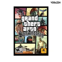 在飛比找蝦皮購物優惠-海報俠盜獵車手聖安地列斯海報遊戲 GTA A2 A3 A4