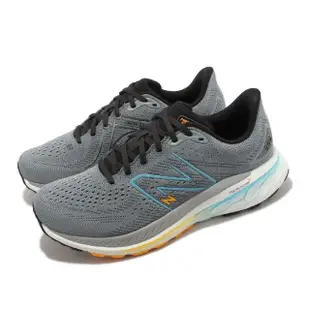 【NEW BALANCE】慢跑鞋 860 V13 4E 男鞋 超寬楦 灰 藍 反光 路跑 運動鞋 NB(M860R13-4E)