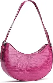 [Keyli] Shoulder Bag for Women Trendy Small Clutch Purse Zipper Closure Tote Shoulder Handbags with Adjustable Straps
