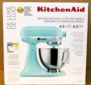 KitchenAid DELUXE 4.5qt Tilt-Head Stand Mixer KSM97MI Mineral Water | Free Ship