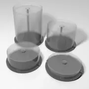 Empty Cake Box for CD DVD Blu Ray Disc Media Storage Wholesale Lot
