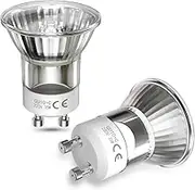 BrightArk 35W GU10 Halogen Bulbs, MR11 Halogen Mini GU10 35W Lava Lamp Light Bulb 360lm Dimmable Halogen Reflector Bulb for Lava Lamps - 35MM Diameter - Warm White 2800K 2 Pack