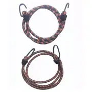 2 Elastic Rope Bungee Cord Hook Strap Bike Camping Luggage Tent Stretch Golf Car