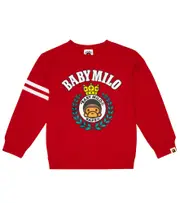 [BAPE Kids] BAPE Kids Baby Milo® cotton jersey sweatshirt Y 8 red