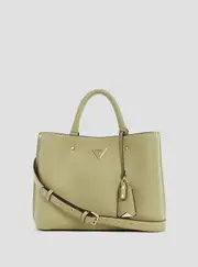 GUESS Green Meridian Girlfriend Satchel Bag
