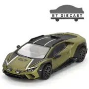 MINI GT LAMBORGHINI HURACAN STERRATO 1/64 DIECAST VERDE GEA MATT GREEN MGT00779