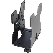 Ergotron CPU Mount for Thin Client, Flat Panel Display - Black - 2.72 kg Load Capacity - 75 x 75, 100 x 100 - VESA Mount Compatible - Steel