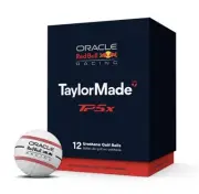 TaylorMade TP5x STRIPE ORACLE RED BULL RACING Limited Edition Golf Balls