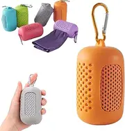 subscrsidewa Portable Cooling Towel, subscrsidewa Cooling Towel, Soft & Breathable Ice Towel for Sport, Running, Yoga, Camping (J-1)