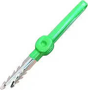 Plant Tweezers, 7.5" Stainless Steel Sawtooth Garden Tweezers with Non-Slip Grip, Professional Handheld Tool for Planting Seeds, Weed Pulling, and Garden Maintenance, Plant