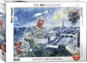 Eurographics 1000 Piece Puzzle- Marc Chagall's Le Bouquet de Paris