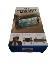 Car Headrest Mount Holds Games, Tablets & Smart Phones 5" to 9" CoreAudio