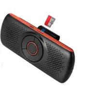 3w Wireless Bluetooth 4.2 Hands Free Speaker Car Kit Sun Visor mount