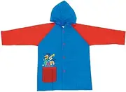 [Disney] Mickey Mouse Rain Jacket for Children, Mickey Mouse Rain Jacket with Hood and Clip Buttons, Raincoat Mickey Mouse (FR/ES, Age: 6 Years, 7 Years, Regular, Blue), Blue, 6-7 Years, blue, 6-7 Years