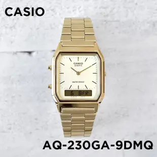 CASIO卡西歐AQ-230GA-9歷久不衰熱銷錶款經典復古潮流金雙顯男錶公司貨 AQ-230GA AQ-230