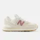 【NEW BALANCE】女 休閒鞋 運動 經典 復古 B楦 NB 574 緩震 麂皮 乾燥玫瑰(WL574QC2)