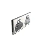 CLIPSAL SATURN 4025H2-HS - 10A 4 Gang Power Point - Horizon Silver