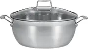 Scanpan SP71552800 Impact Stewpot, 28cm/6 Litre Capacity, Silver