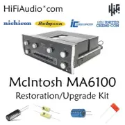 McIntosh MA6100 amplifier amp restoration repair upgrade rebuild kit capacitor