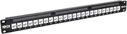 Tripp Lite 24-Port Cat6a Patch Panel RJ45 Ethernet 1U Rackmount TAA (N254-024-6A)