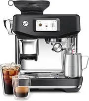 [Breville] the Barista Touch Impress Coffee Machine, Espresso Machine with Coffee Grinder (BES881BTR) - Black Truffle