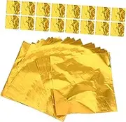 ABOOFAN 200Pcs Foil Candy Wrappers Chocolate Packaging Paper for Sweets Truffle Paper Wrapper for DIY Crafts Parties Bakeries and Gifting