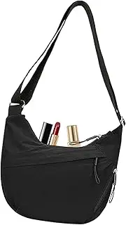[Generic] Women's Shoulder Pocket Lightweight - Lightweight Adjustable Sling Bag,Small Women Pockets Multi-Pocket Crescent Hobo Bag for Girls