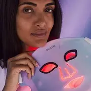 [LUSTRE] ClearSkin Revive LED Mask - For Blemish Prone Skin | Red & Blue Light beauty therapy for Face