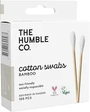Hunble Co NATURAL COTTON SWABS - WHITE 100PC, 350 gram