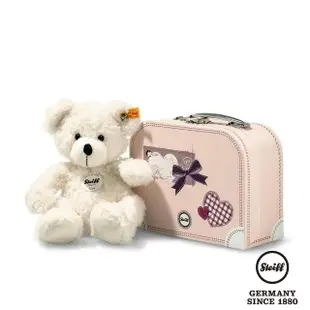 【STEIFF德國金耳釦泰迪熊】Lotte Teddy bear in Suitcase(盒裝熊_黃標)