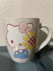Hello Kitty Sanrio Hello Sunshine Ceramic 25oz Cute Coffee Mug Cup New