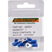 QUIKCRIMP QKD21 Rt2-3 / 10Pk Ring Terminal Quickcrimp RT2-3 / 10PK RING TERMINAL