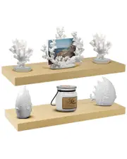 Sorbus Maple Wood Floating Wall Shelf