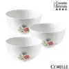 【美國康寧 CORELLE】 花漾彩繪3件式中式飯碗組