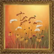 Nova sloboda CP2065 Garden D'Summer Bumble Bee Embroidery Counted