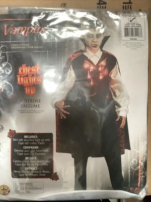 Rubies Vampire Costume, Color, Medium, Color, Medium