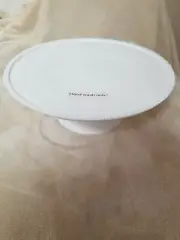 Hearth and Hand Magnolia - White Milk Glass Short Cake Stand 9" free shipping